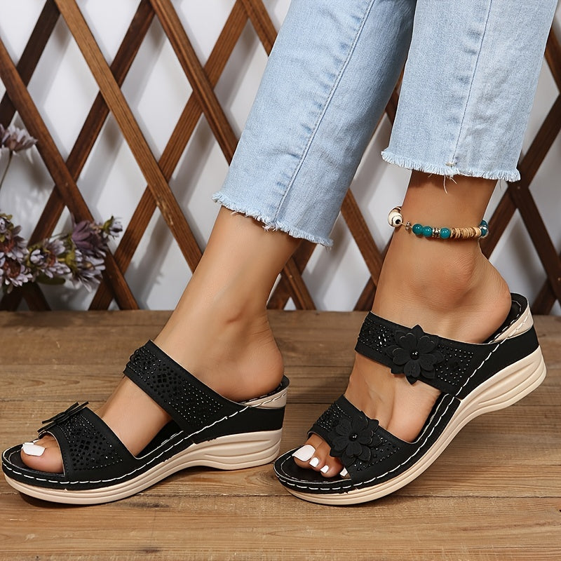Anna-Berg | Graceful Wedge Slides for Every Occasion