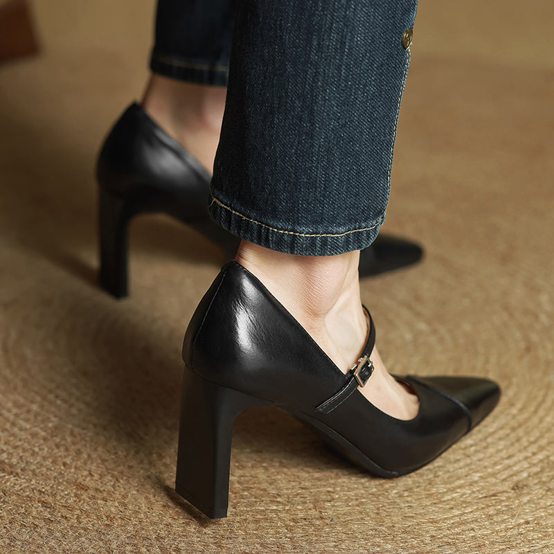 Anna-Berg | Genuine Leather Heels