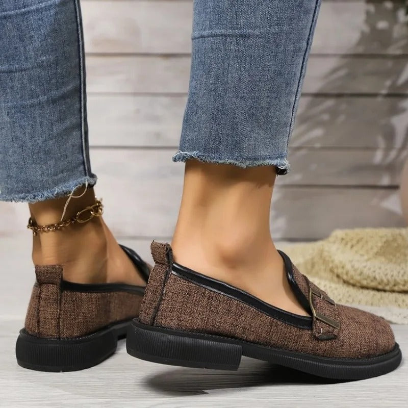 Anna-Berg | Canvas Slip-On Shoes