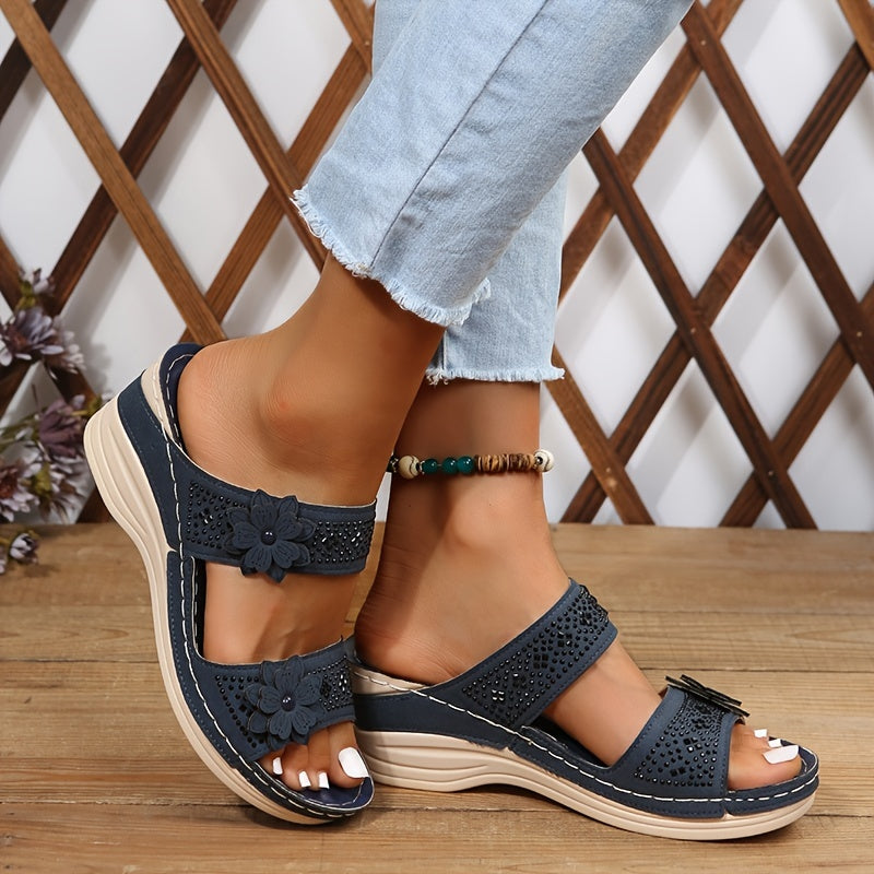 Anna-Berg | Graceful Wedge Slides for Every Occasion