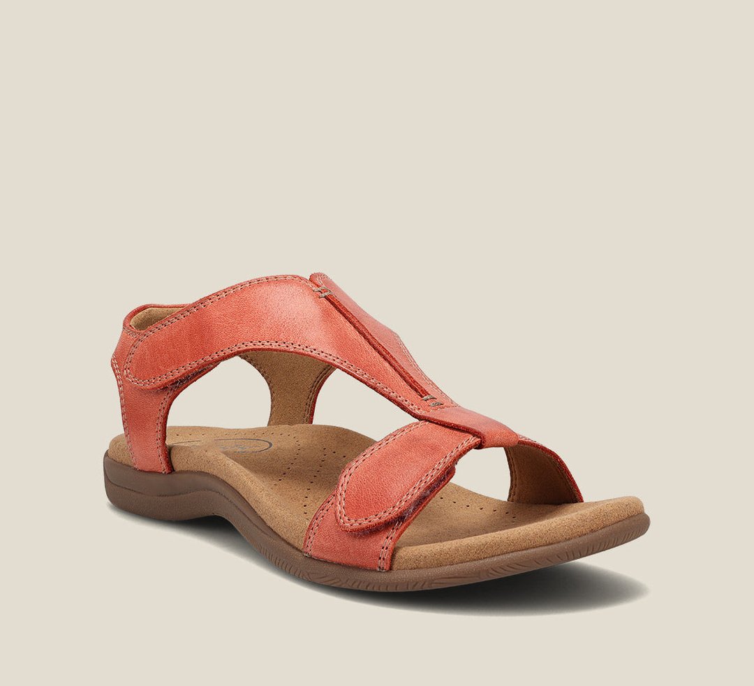 Anna-Berg | Flowing Orthopedic Vegan Leather Sandals Made to Turn Heads