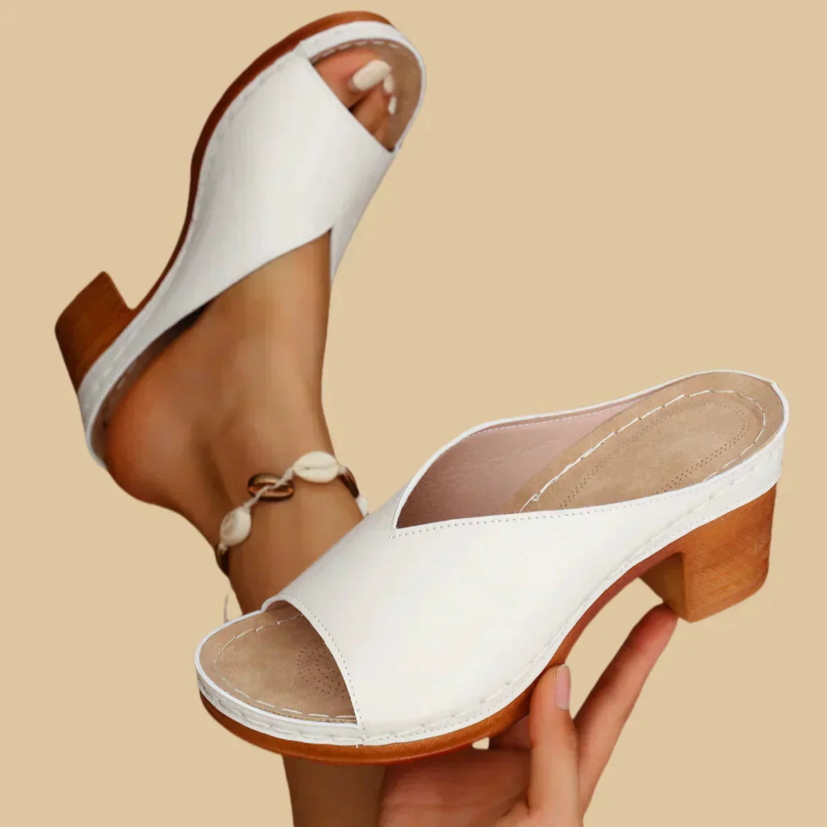 Anna-Berg | Modern Orthopedic Sandals With Thick Heels