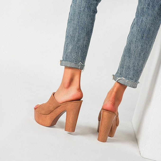 Anna-Berg | Chic Platform Flat Sandals for a Polished Look