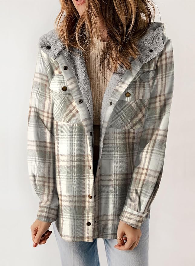 Anna-Berg | Plaid Flannel Jacket