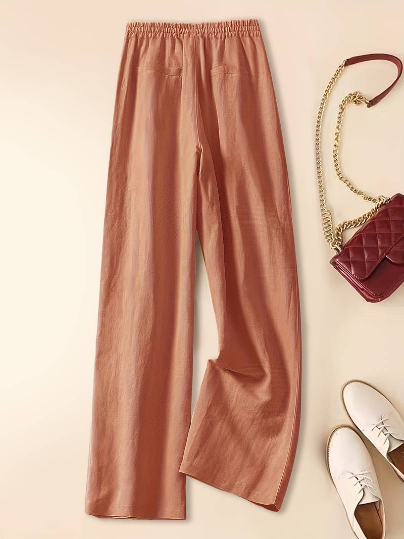 Anna-Berg | Effortless Relaxed Drawstring Pants in a Flattering Cut