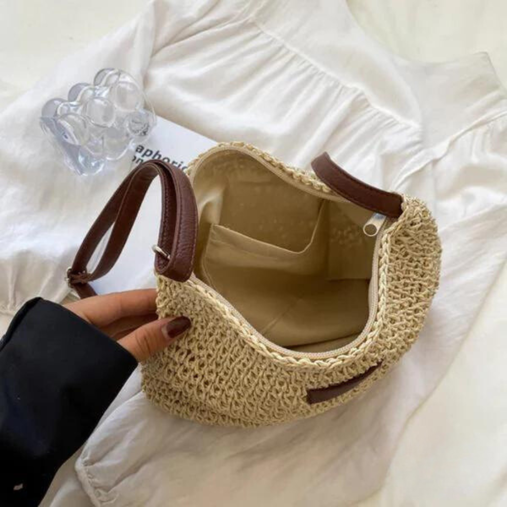 Anna-Berg | Classic Woven Style Shoulder Bag