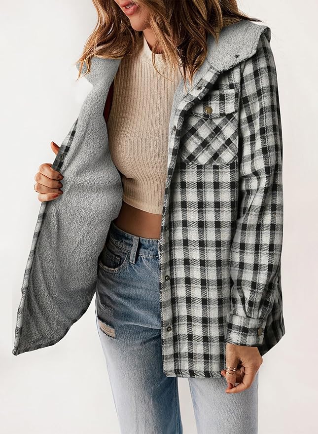 Anna-Berg | Plaid Flannel Jacket
