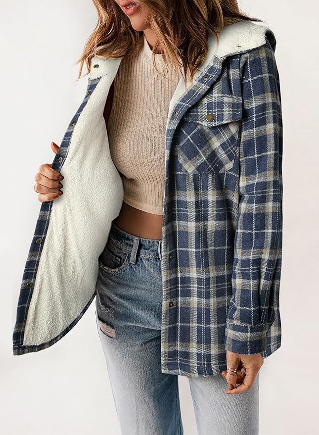 Anna-Berg | Plaid Flannel Jacket