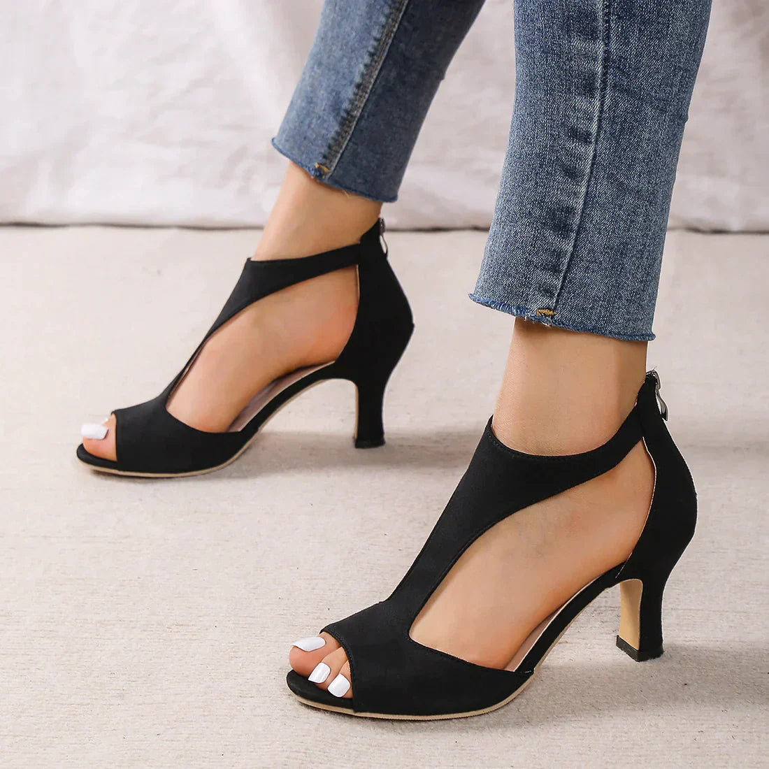 Anna-Berg | Timeless Orthopedic Low Heel Sandals for Effortless Elegance