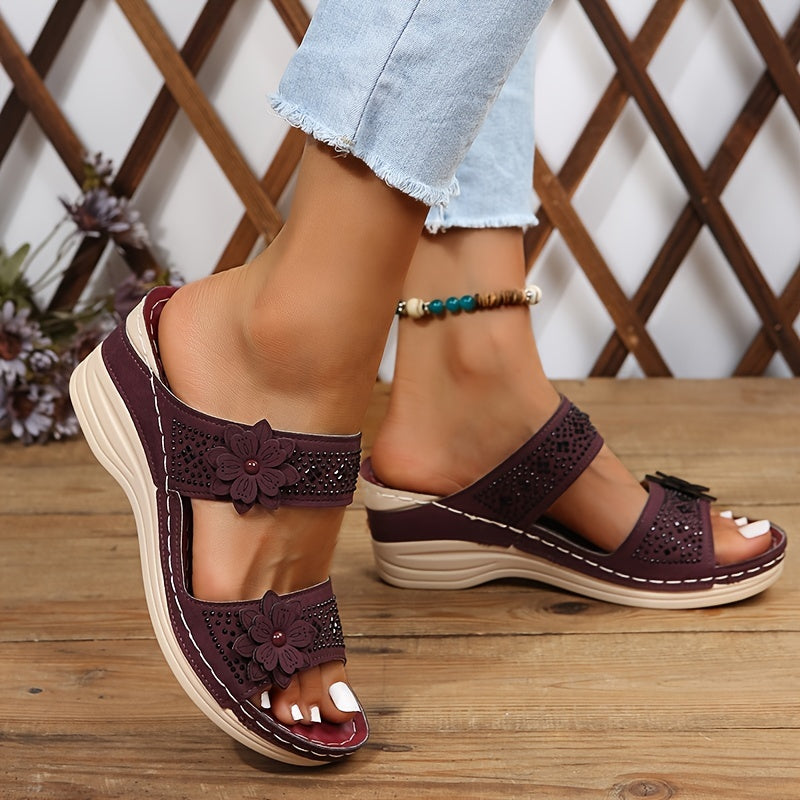Anna-Berg | Graceful Wedge Slides for Every Occasion