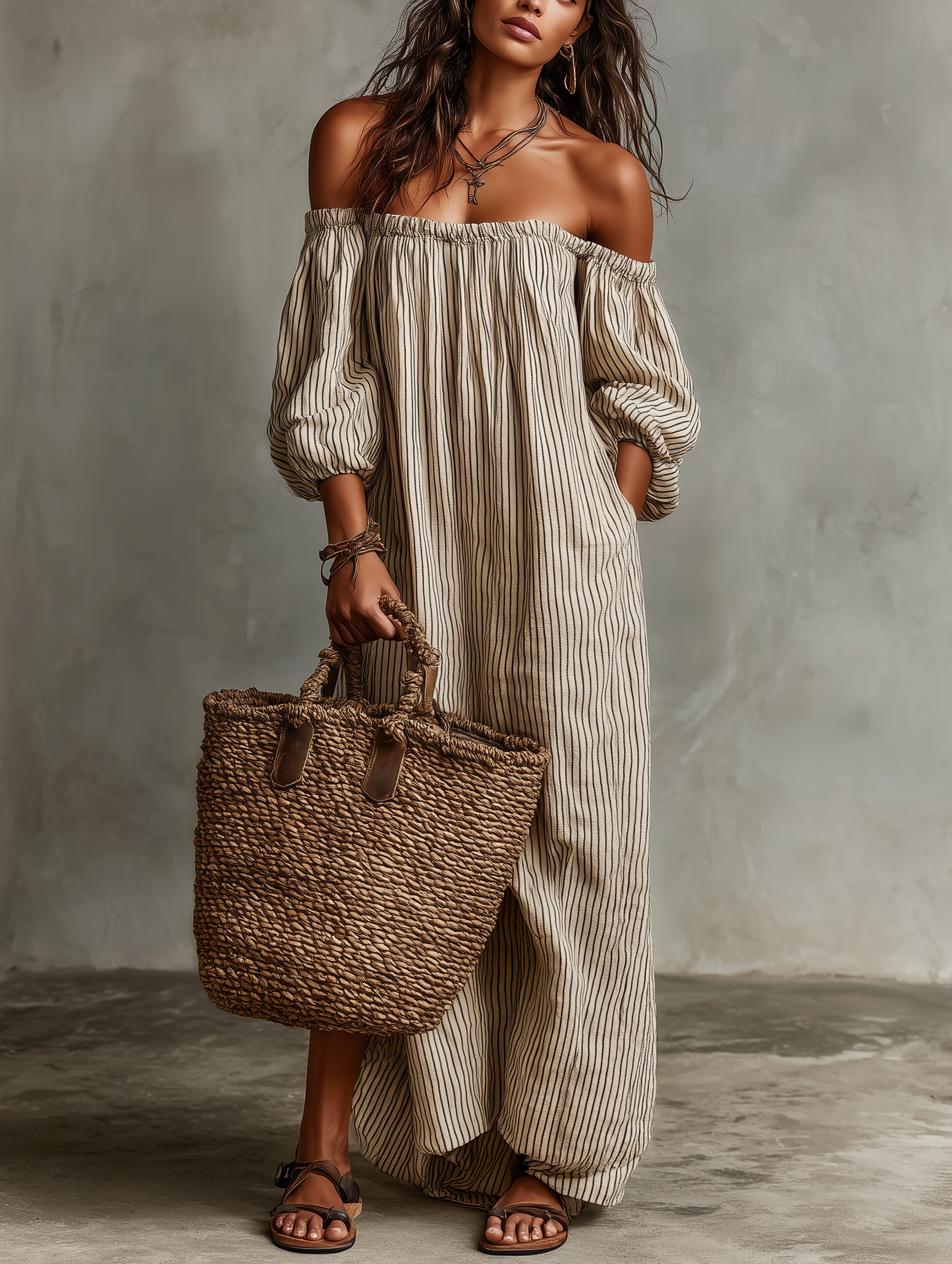 Anna-Berg | Linen Casual Dress