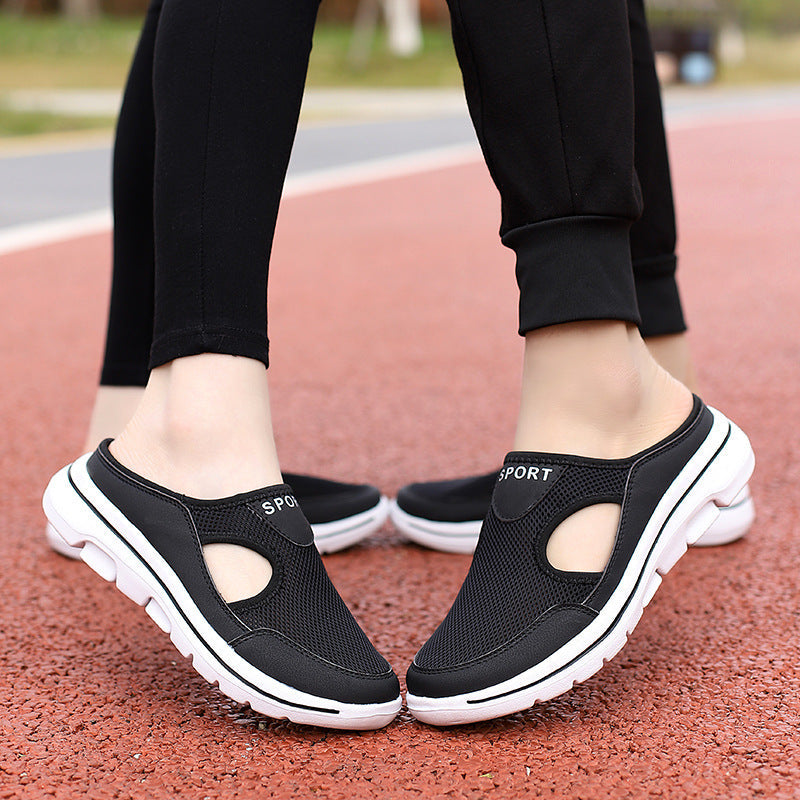 Anna-Berg | Luxe Cushioned Adjustable Sandals with Graceful Drape