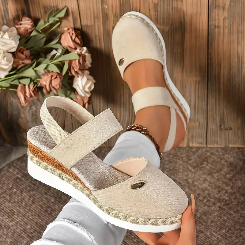 Anna-Berg | Timeless Orthopedic Platform Sandals for Effortless Elegance