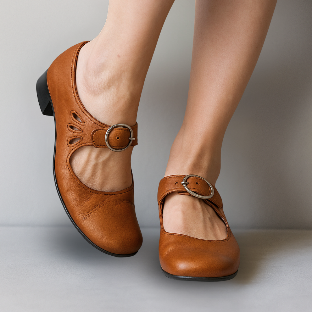 Anna-Berg | Graceful Orthopedic Vegan Leather Sandals Made to Turn Heads