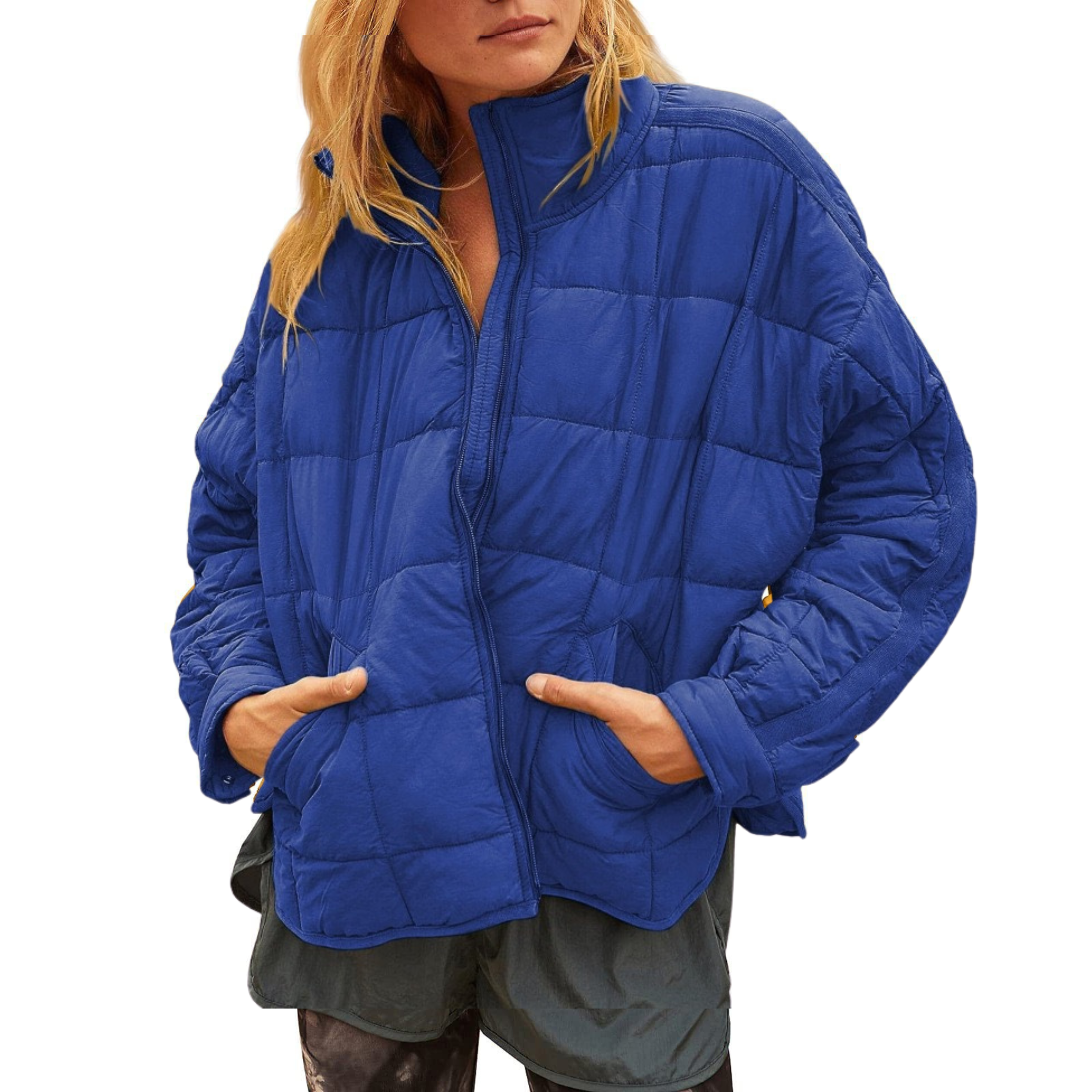 Anna-Berg | Lightweight Compact Zip Puffer Jacket