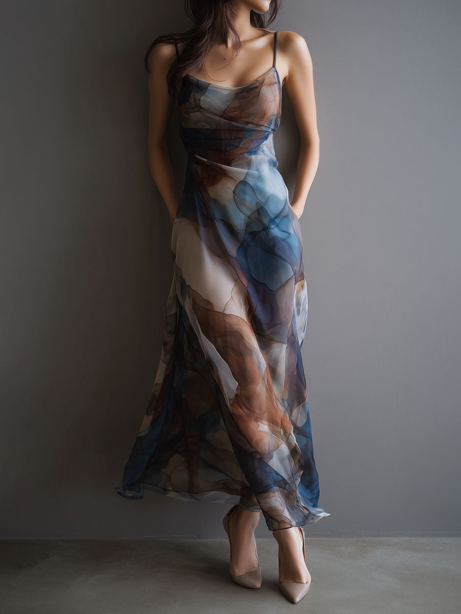 Anna-Berg | Chiffon Retro Dress