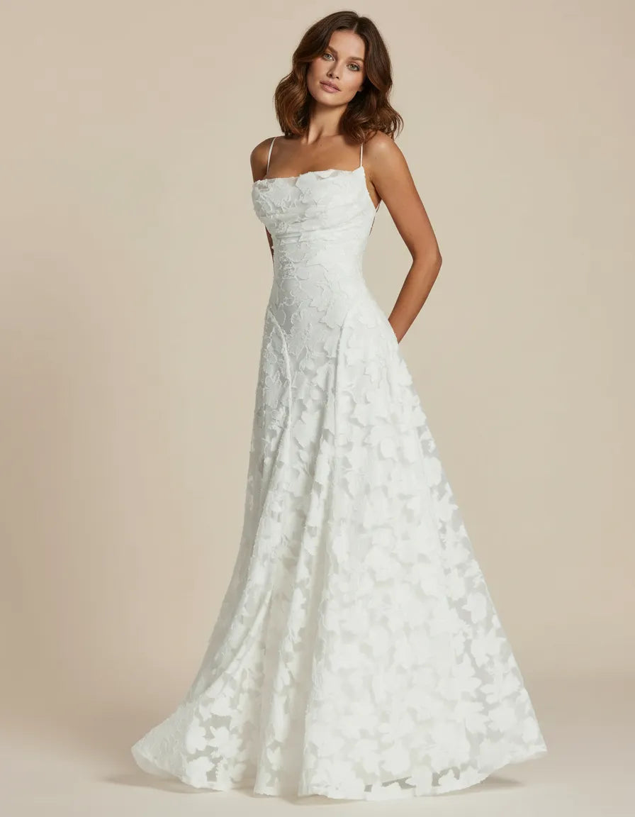 Anna-Berg | Sculpted Blooming Grace Maxi Dress Made to Turn Heads