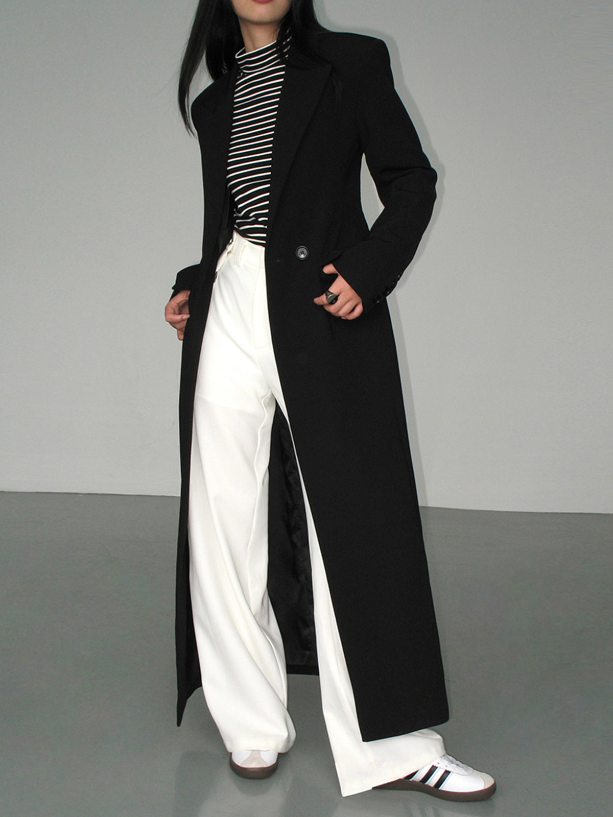 Anna-Berg | Elegant Women's Long Trench Coat