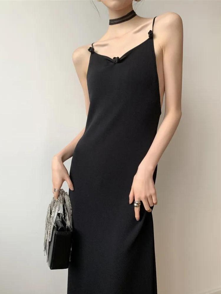 Anna-Berg | Black Butterfly Back Dress