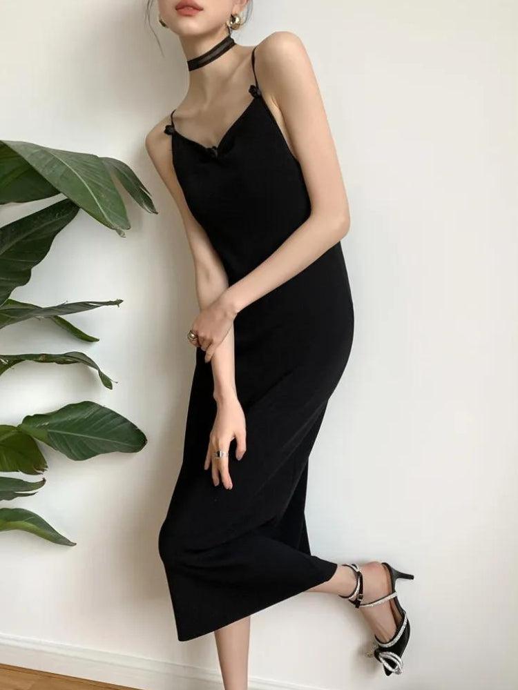 Anna-Berg | Black Butterfly Back Dress