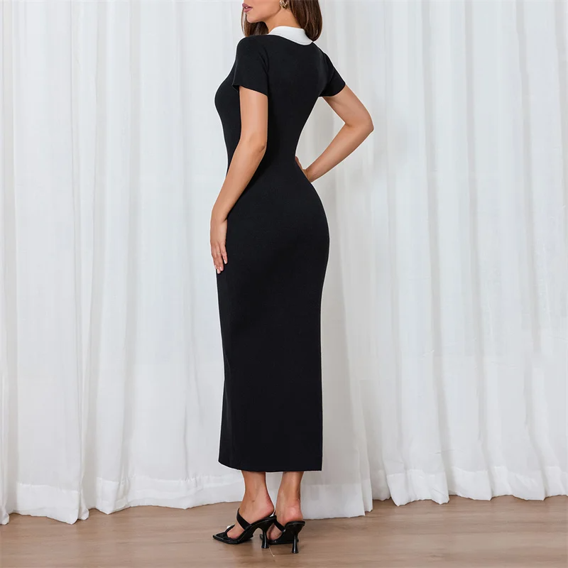 Anna-Berg | Maxi Dress, Short Sleeves