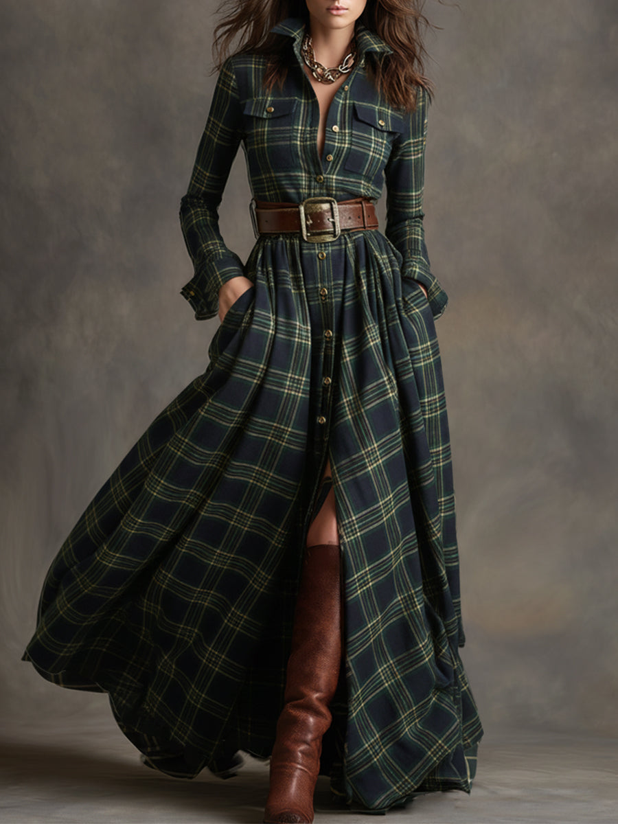 Anna-Berg | Brown Casual Dress