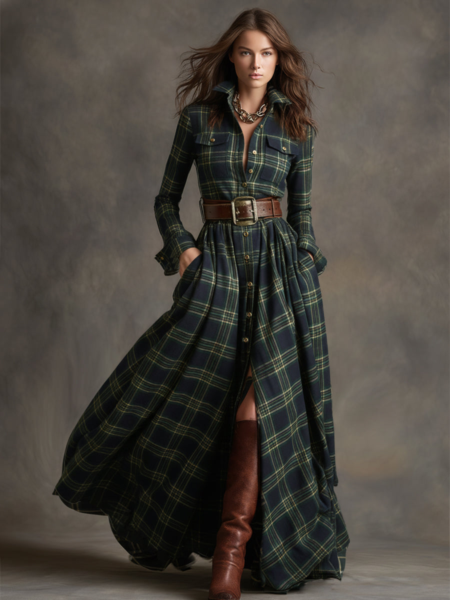 Anna-Berg | Brown Casual Dress