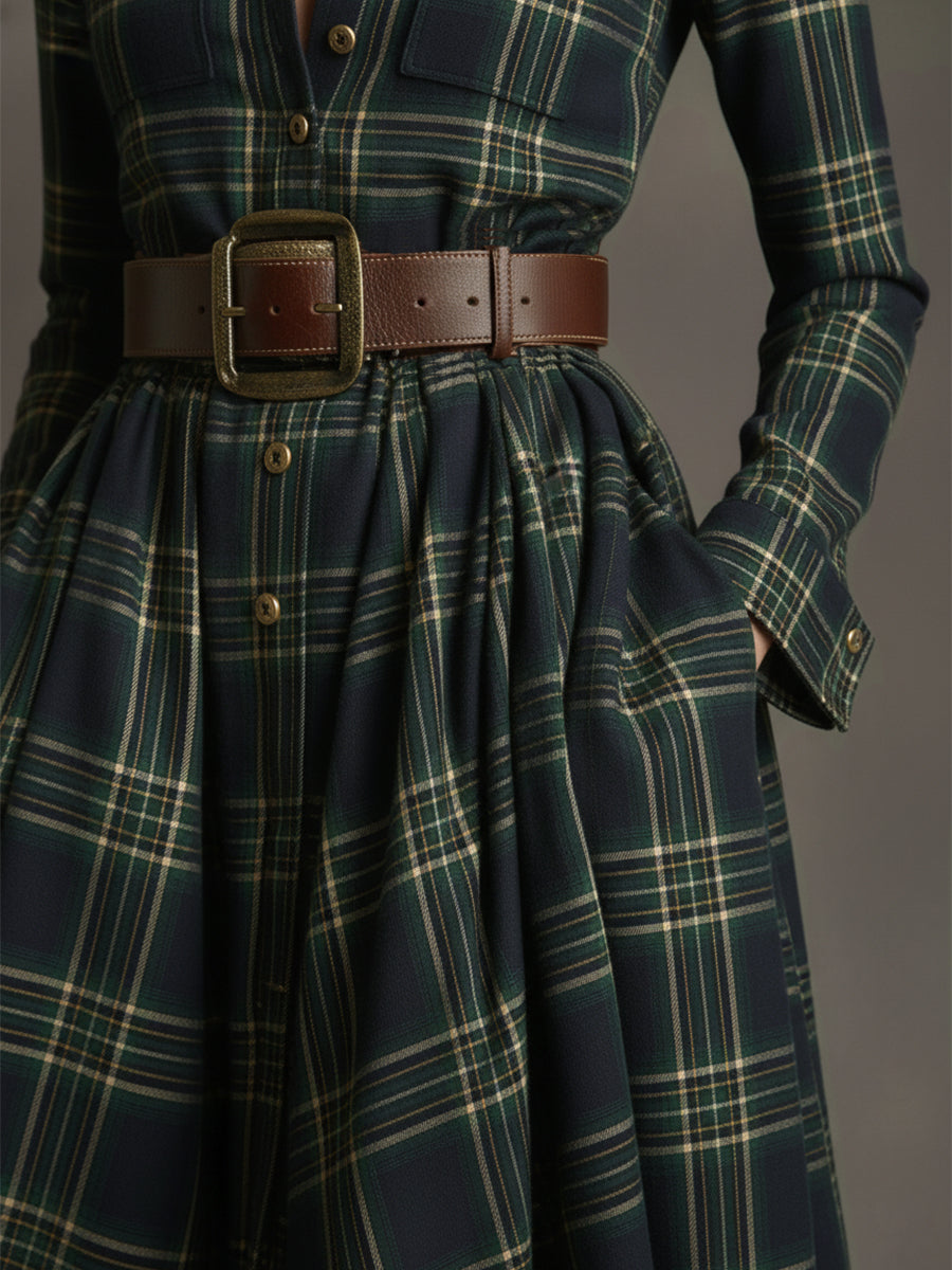 Anna-Berg | Brown Casual Dress