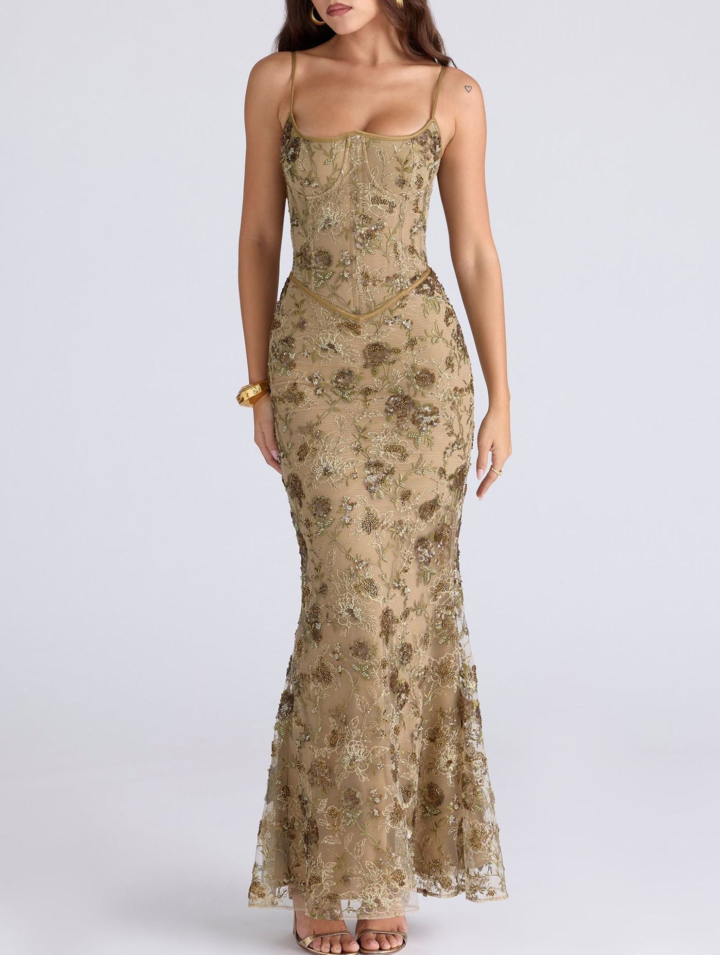 Anna-Berg | Low Neck Backless Tie Elegant Dress