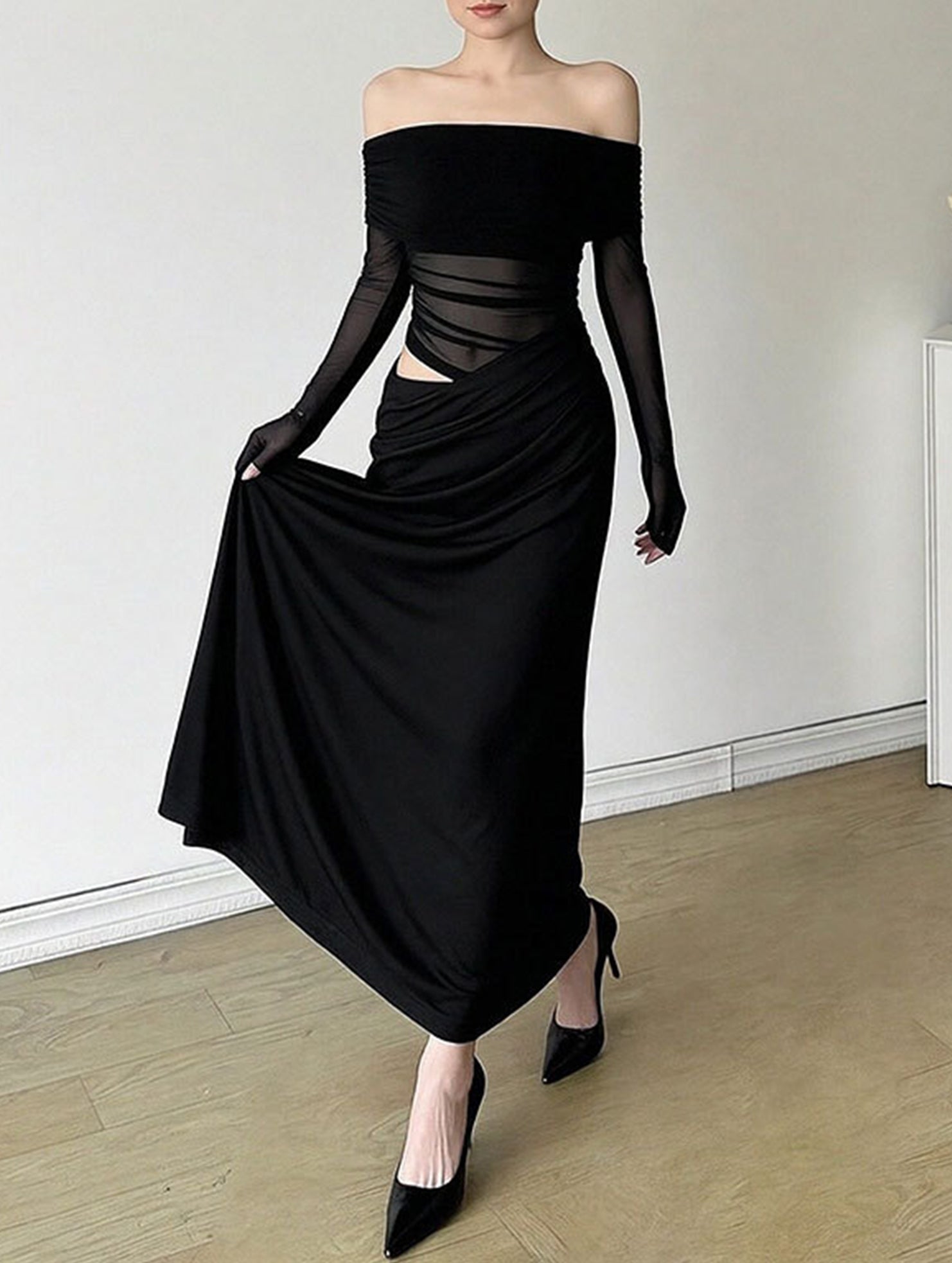 Anna-Berg | French-Style Elegant Slim-Fit Dress
