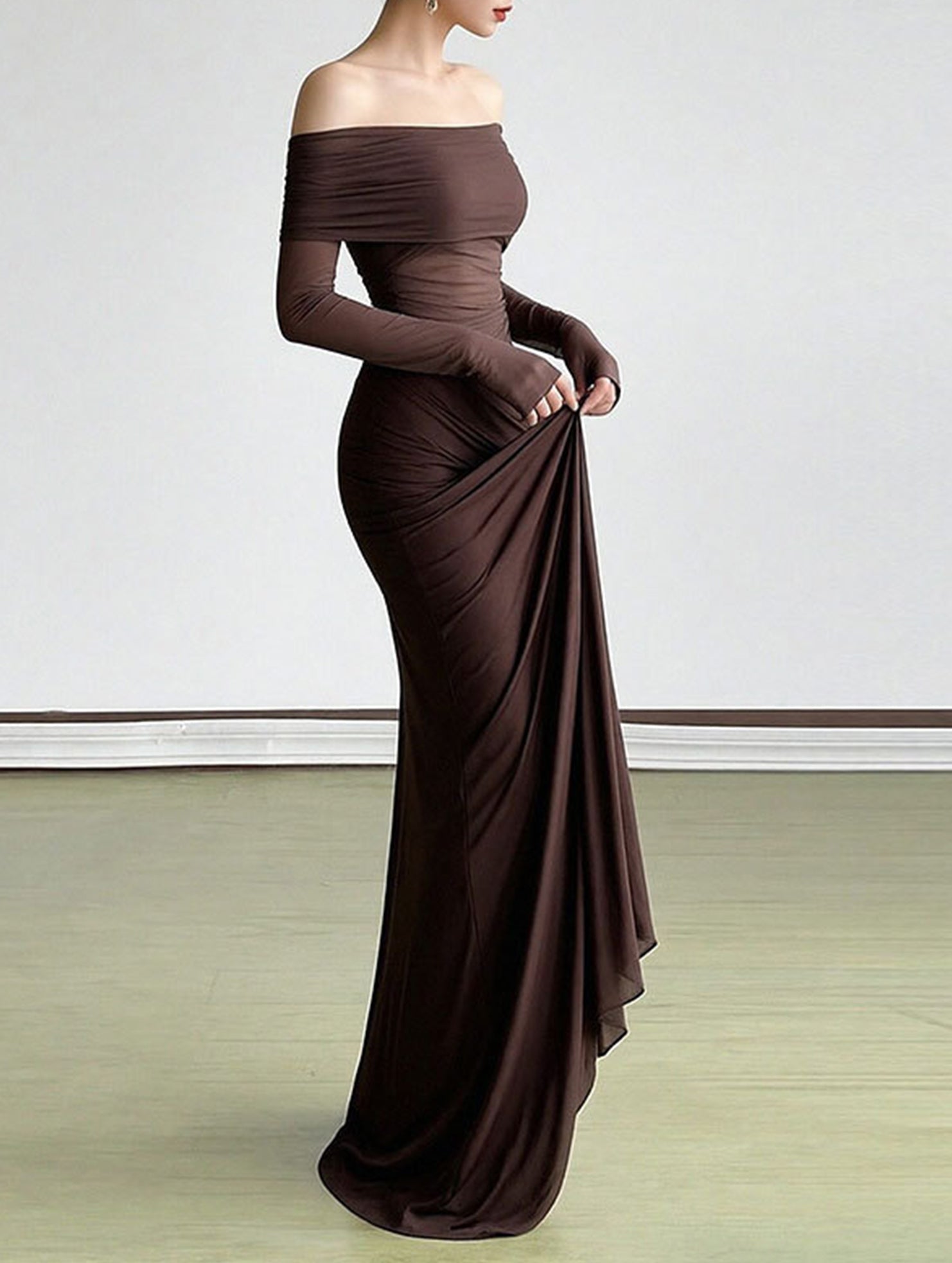 Anna-Berg | French-Style Elegant Slim-Fit Dress
