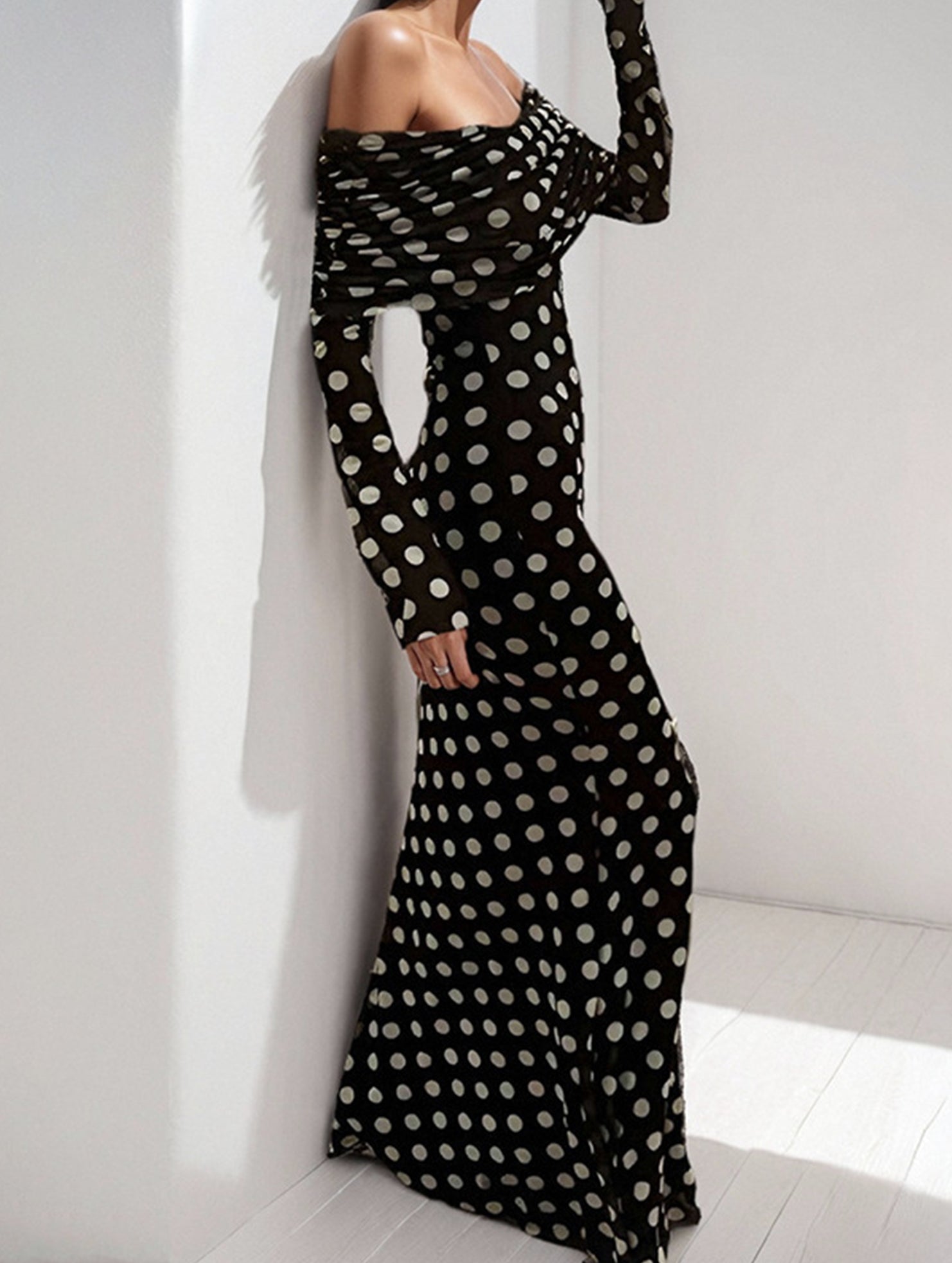 Anna-Berg | Polka Dot Sexy And Elegant Dress