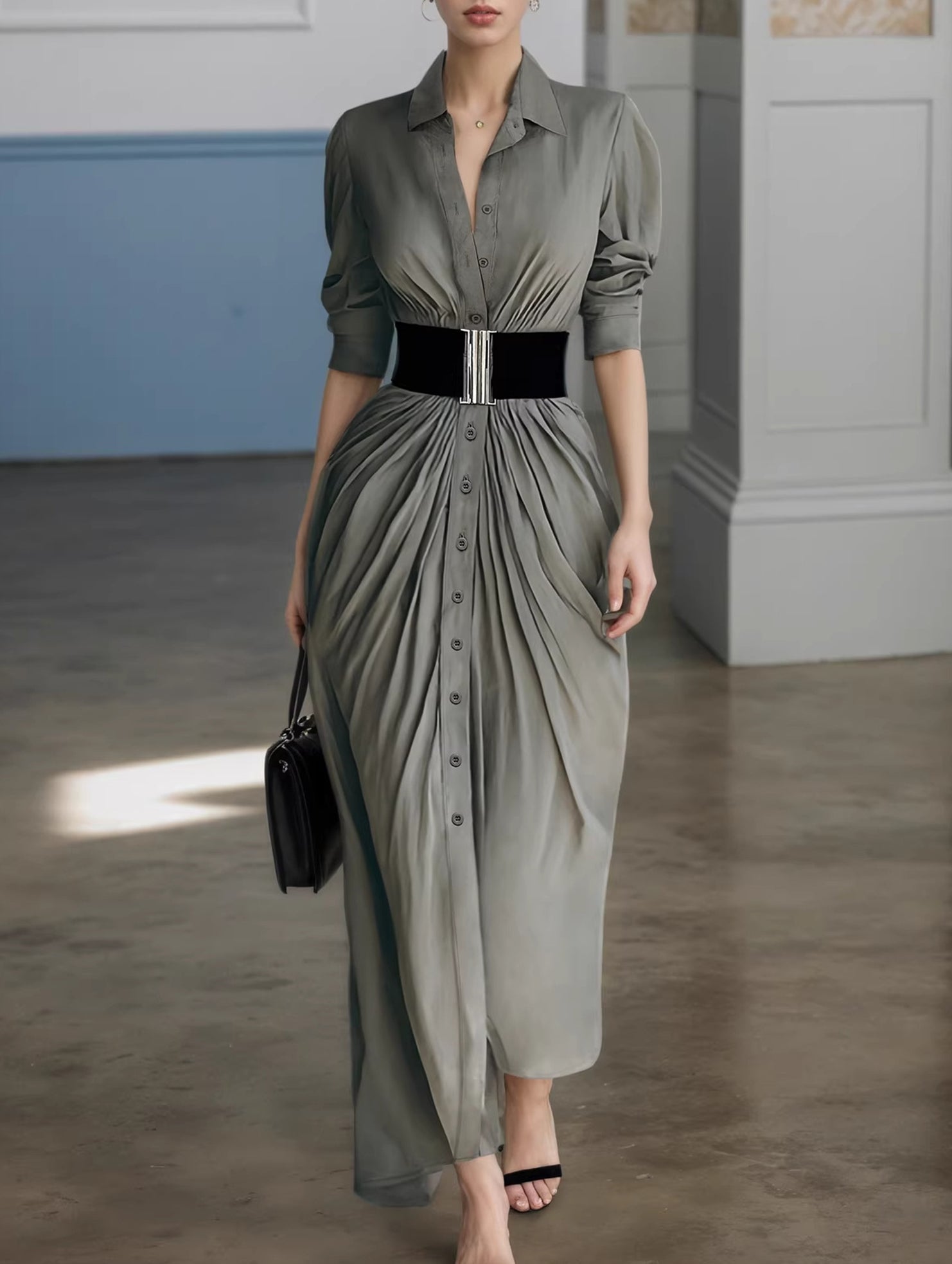 Anna-Berg | Button Down Shirt Dress