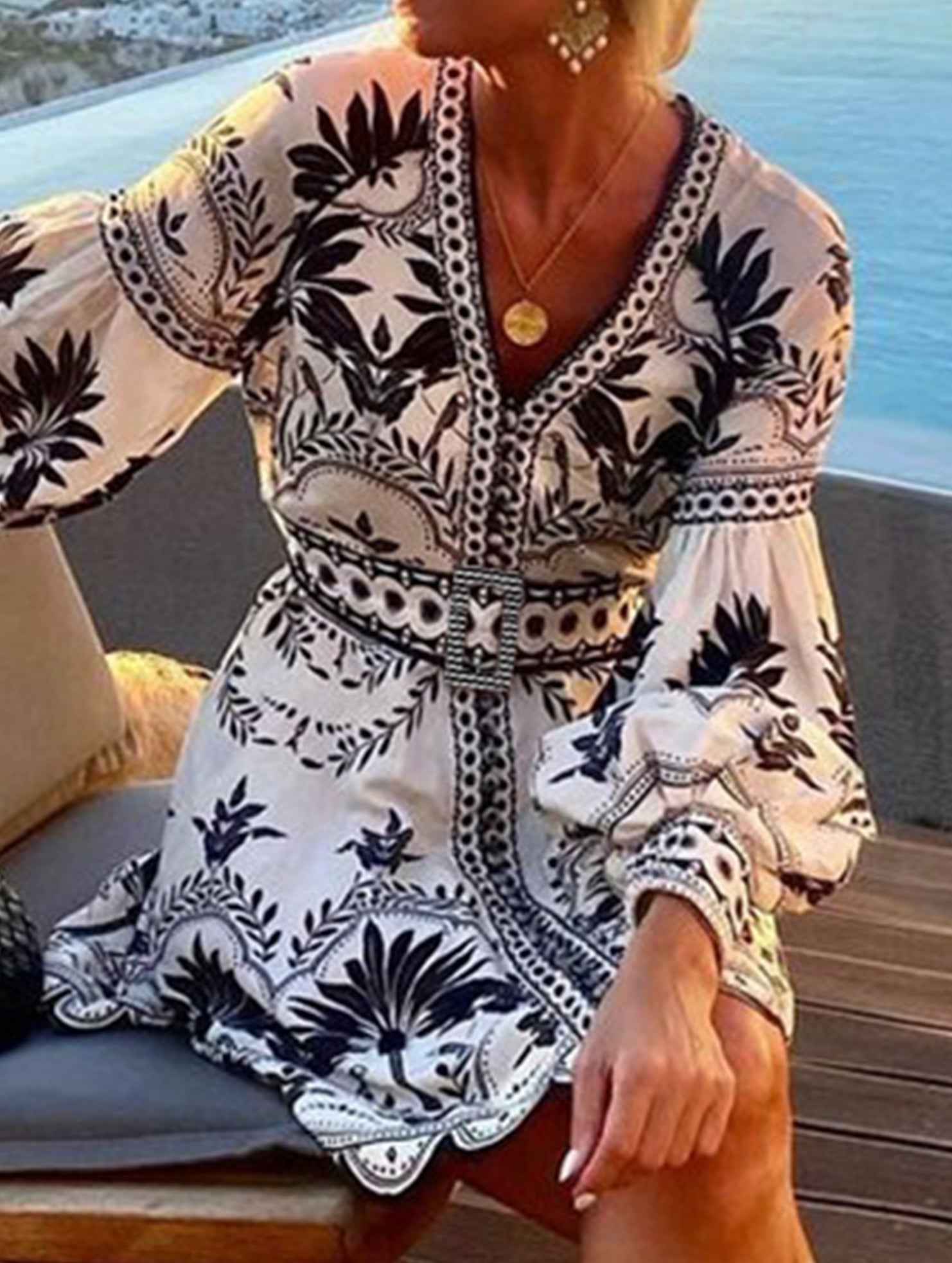 Anna-Berg | Printed Beach Dress
