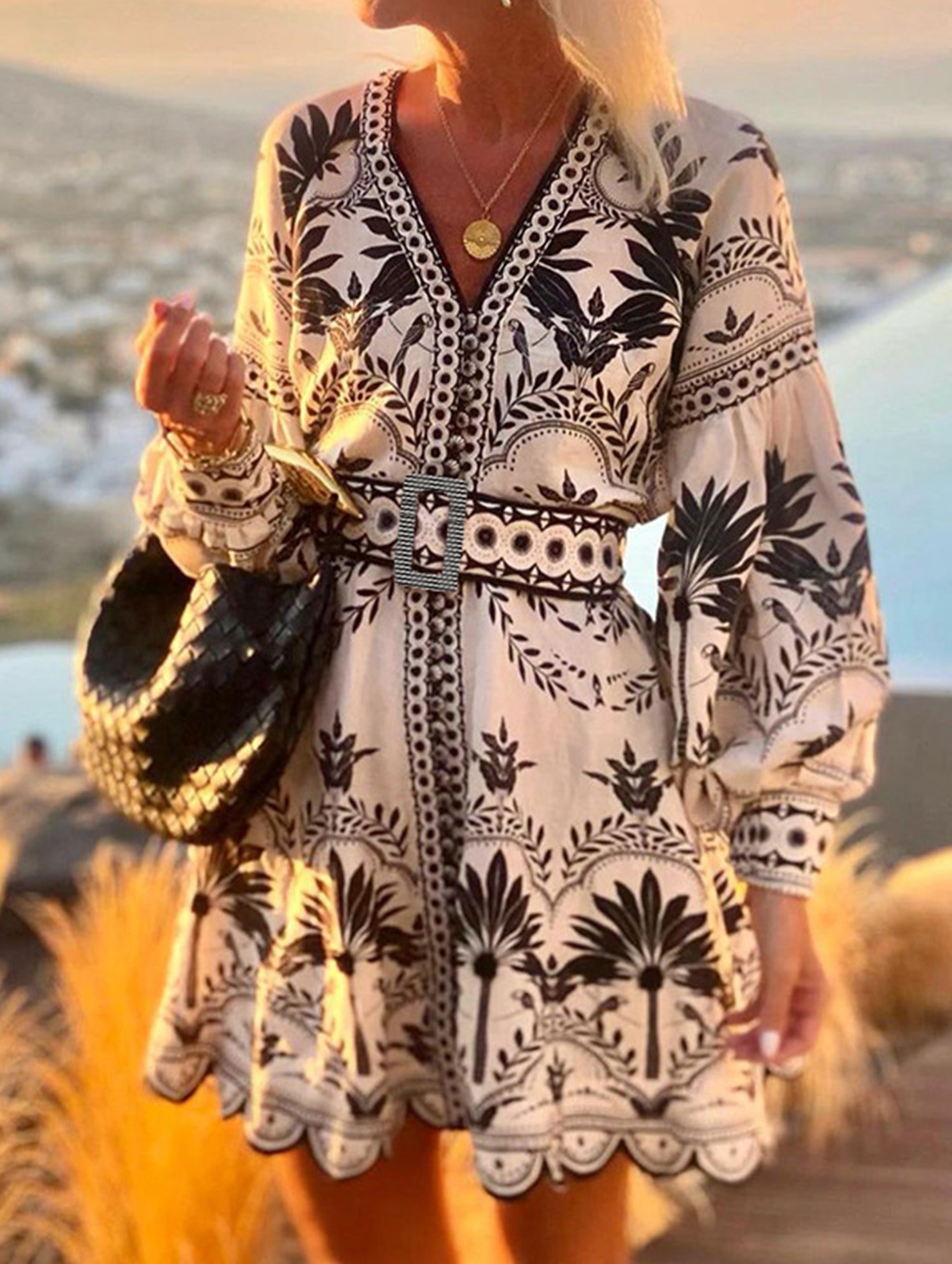 Anna-Berg | Printed Beach Dress
