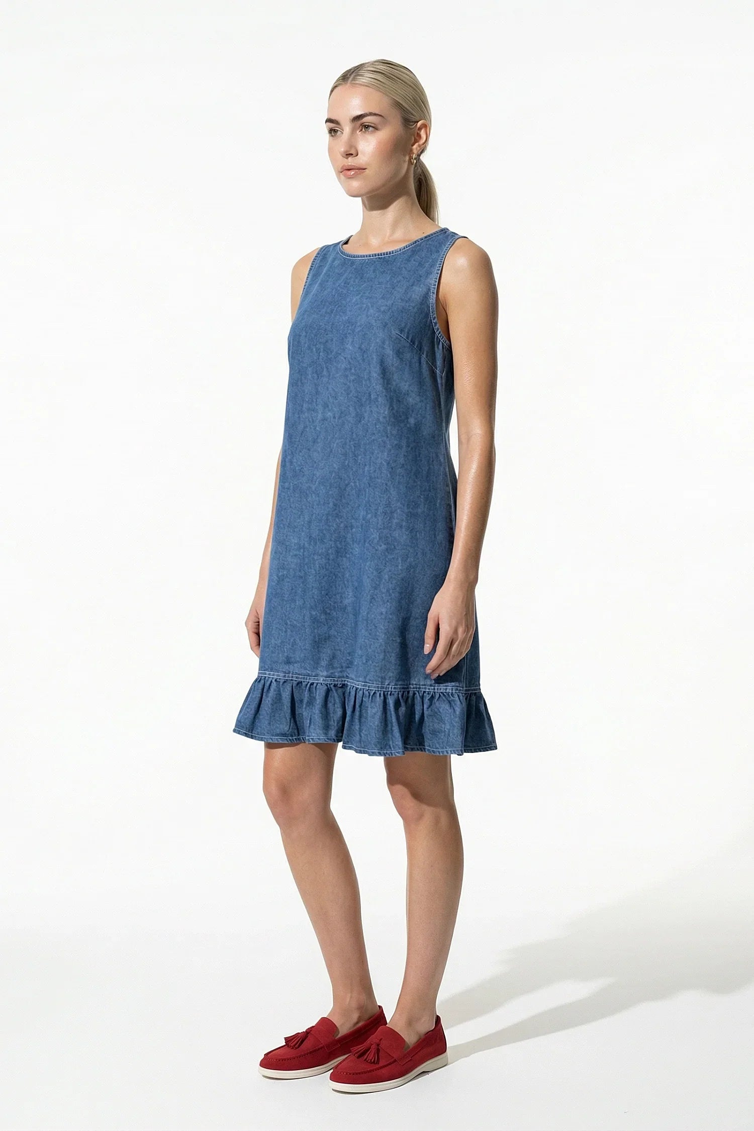 Anna-Berg | Denim Classic Casual Summer Dress