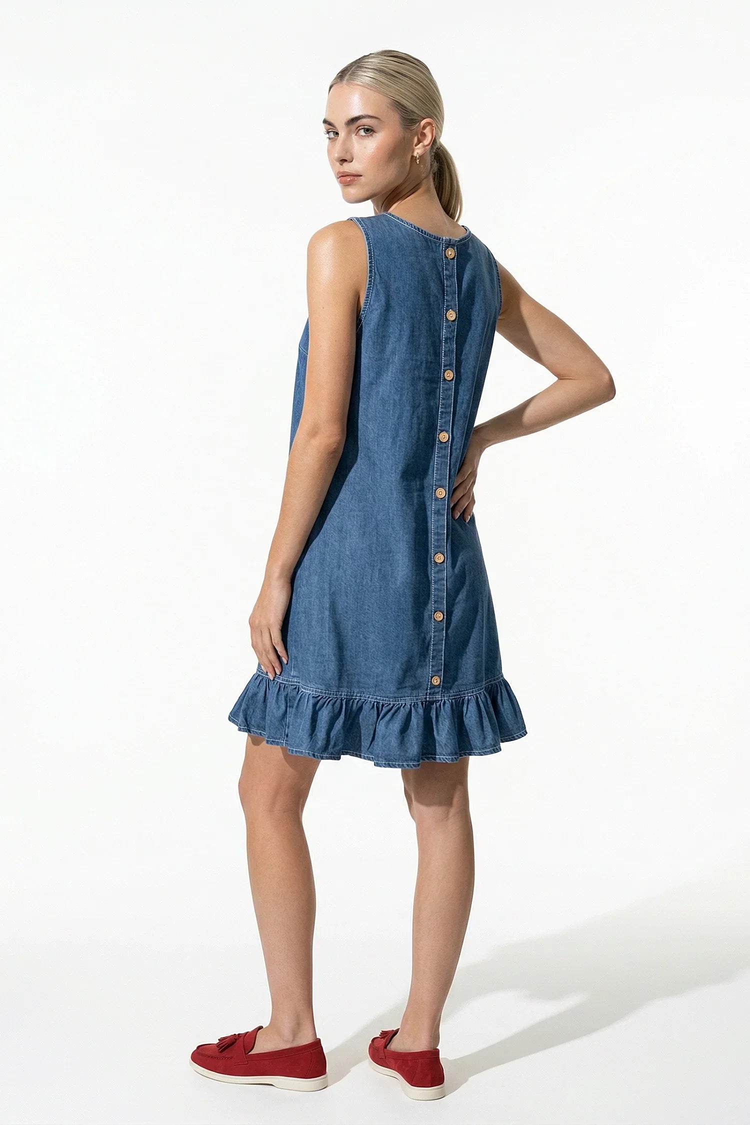 Anna-Berg | Denim Classic Casual Summer Dress