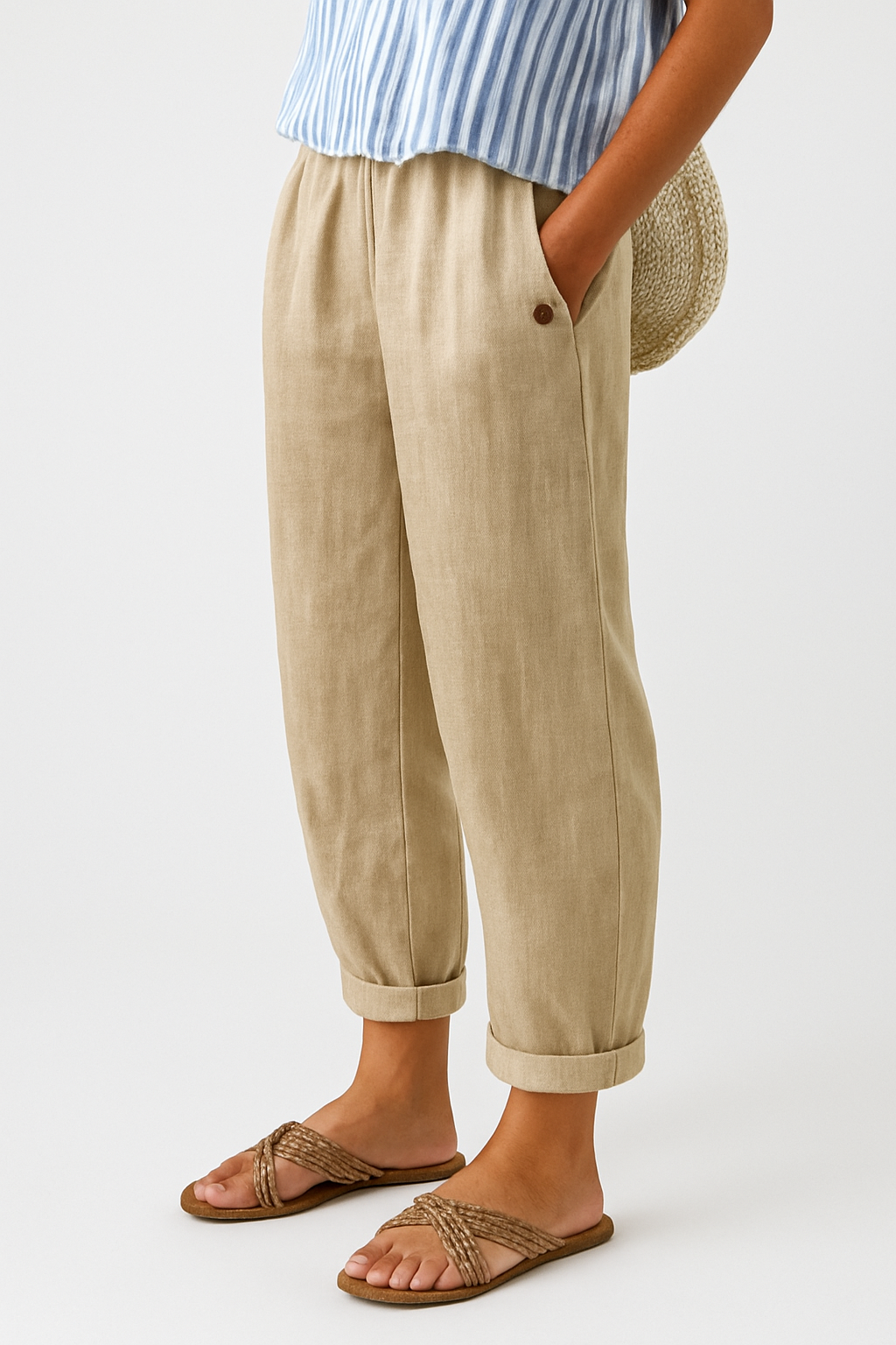 Anna-Berg | Stylish Pants With Side Pockets with a Flattering Silhouette