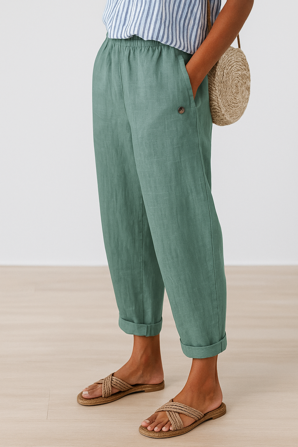 Anna-Berg | Stylish Pants With Side Pockets with a Flattering Silhouette