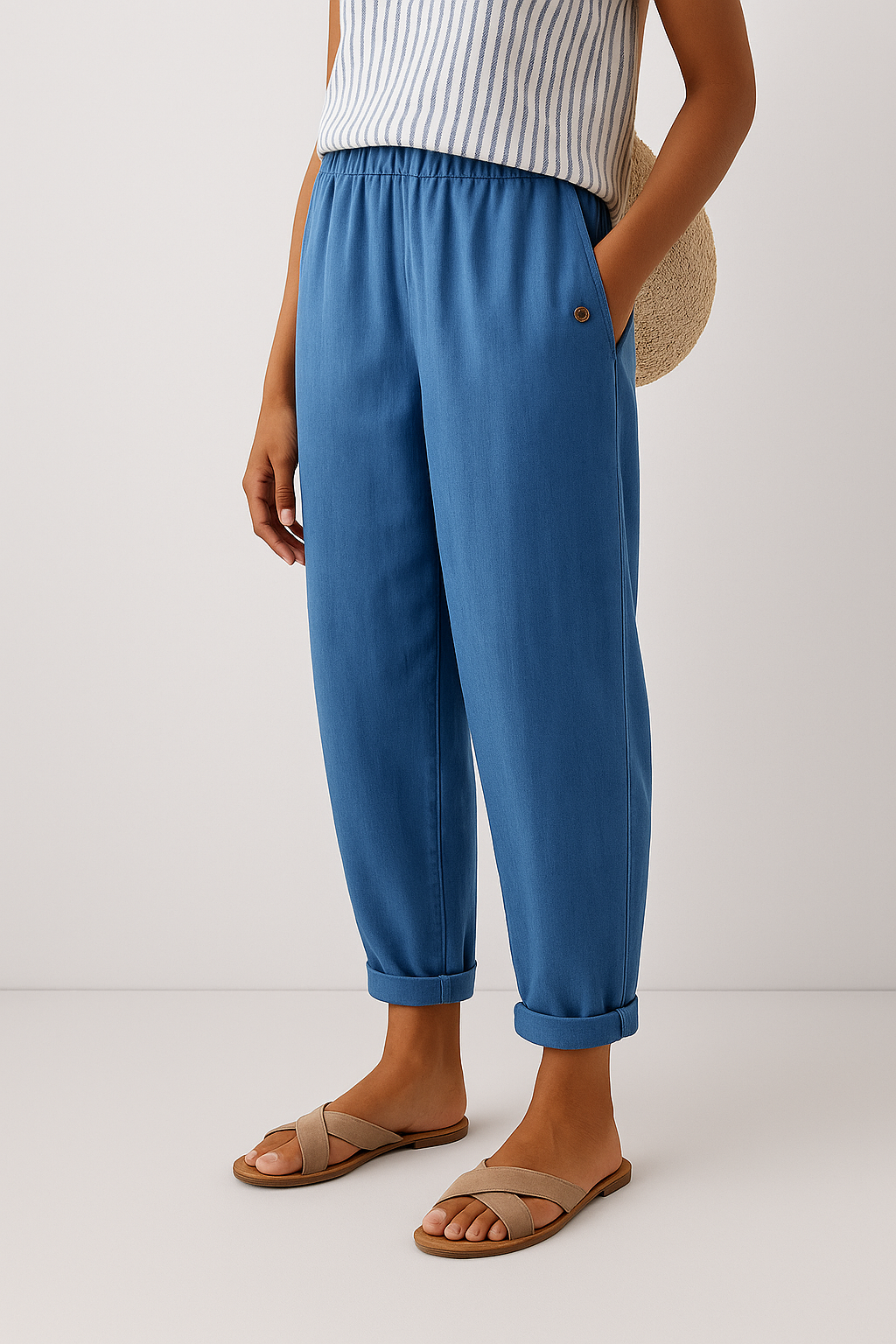 Anna-Berg | Stylish Pants With Side Pockets with a Flattering Silhouette
