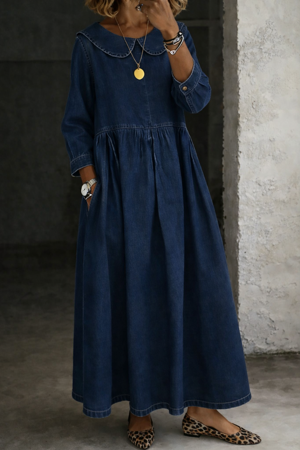 Anna-Berg | Refined Peter Pan Collar Dress Made to Turn Heads