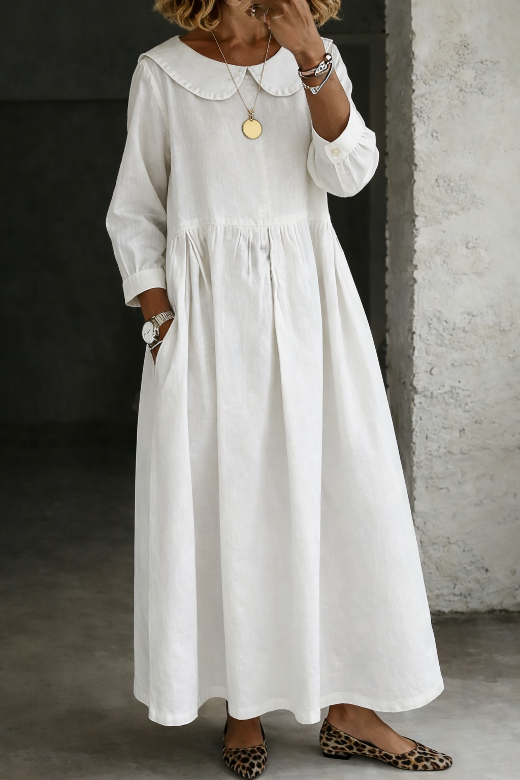 Anna-Berg | Refined Peter Pan Collar Dress Made to Turn Heads