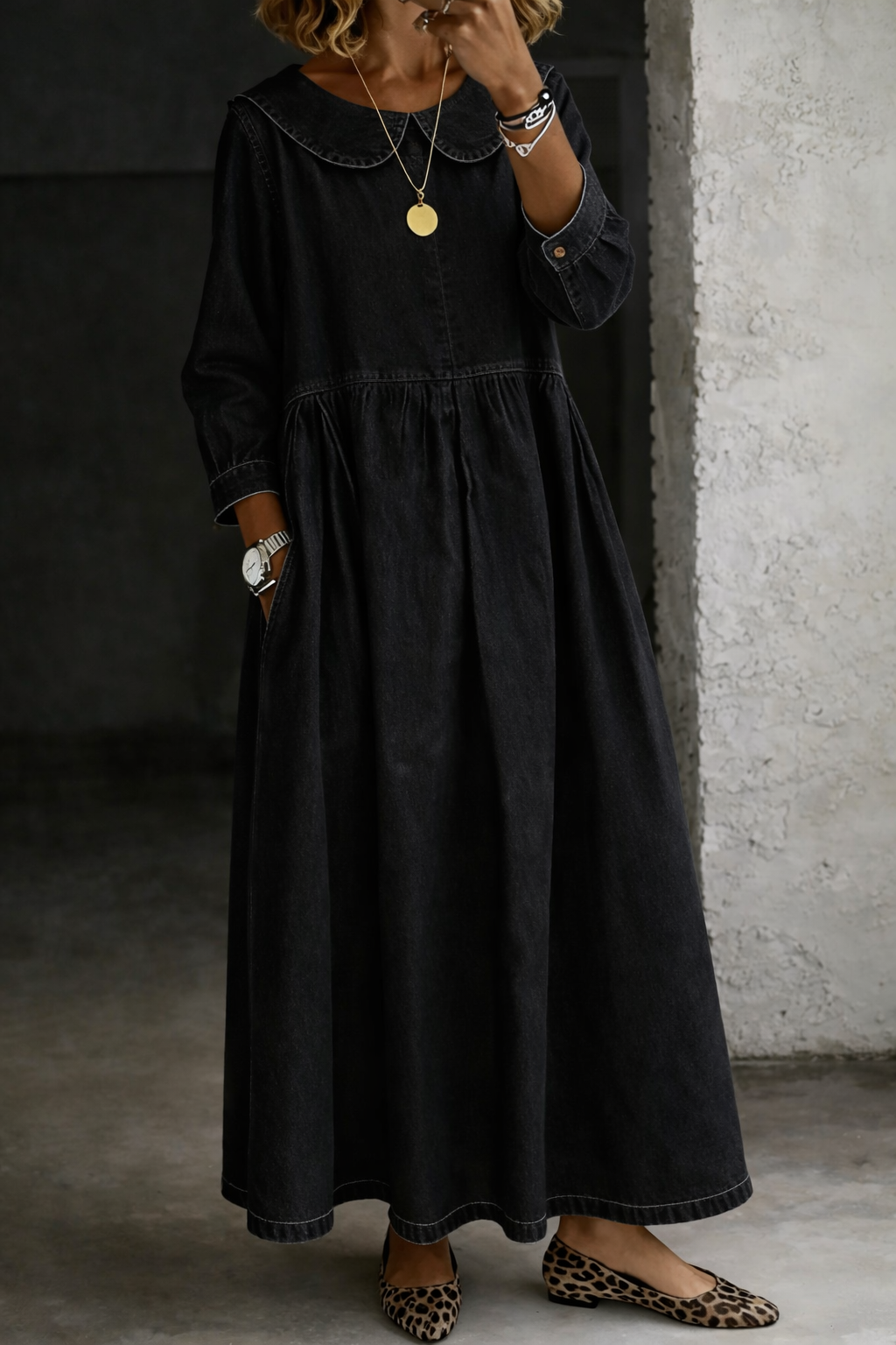 Anna-Berg | Refined Peter Pan Collar Dress Made to Turn Heads