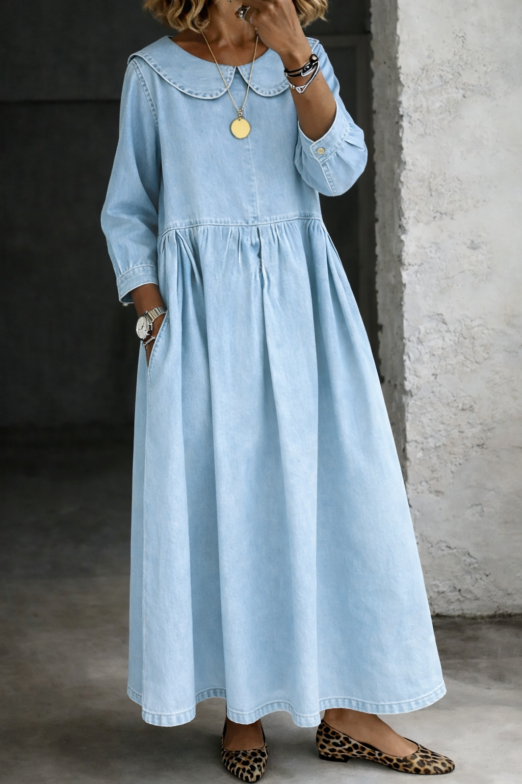 Anna-Berg | Refined Peter Pan Collar Dress Made to Turn Heads