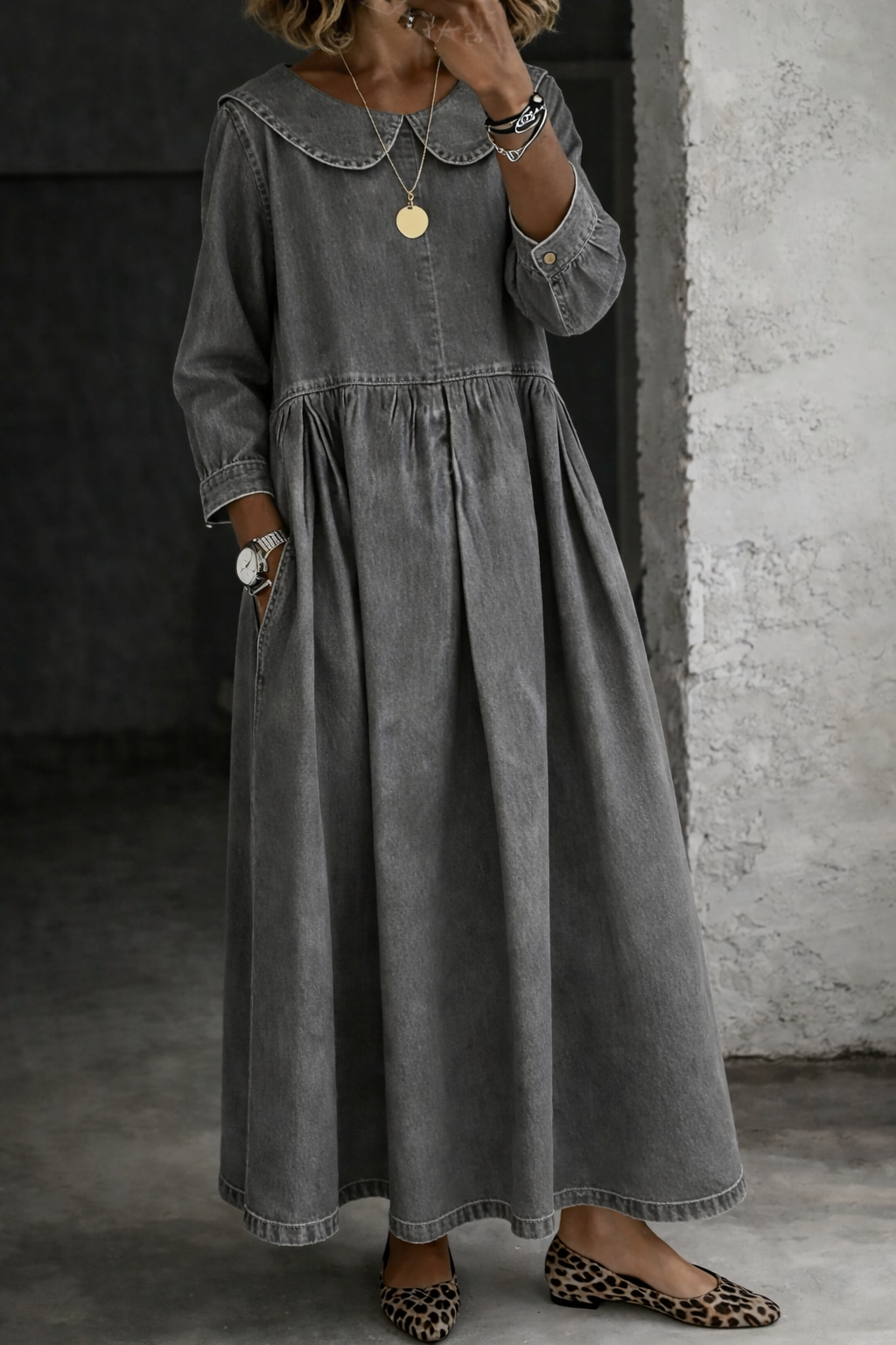 Anna-Berg | Refined Peter Pan Collar Dress Made to Turn Heads