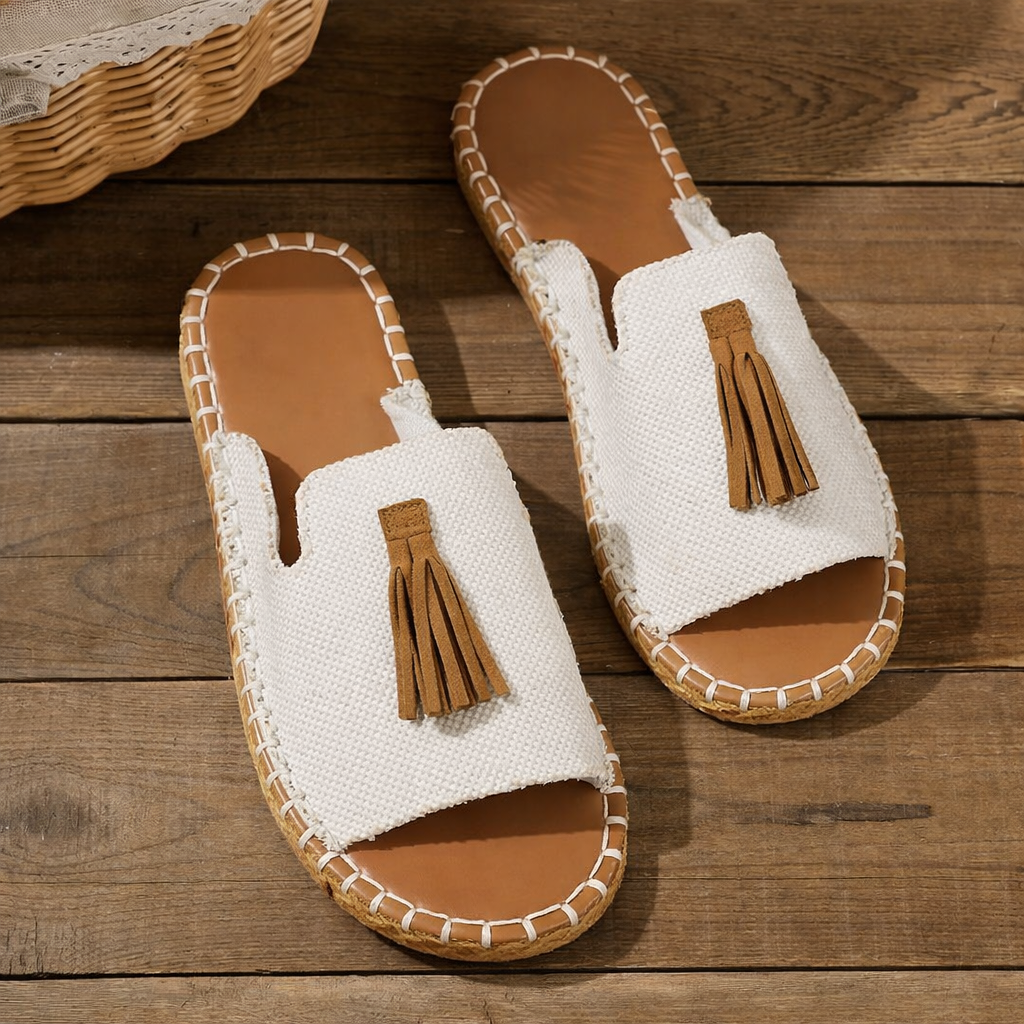 Anna-Berg | Sculpted Comfortable Flat Sandals for a Polished Look