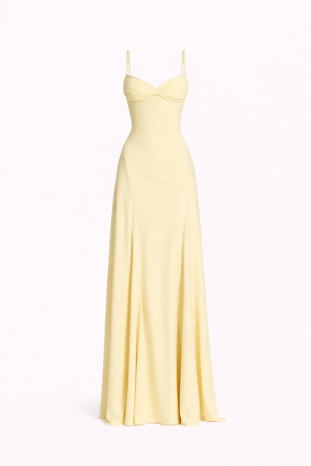 Anna-Berg | Corset-Back Soft Drape Spaghetti Straps Dress