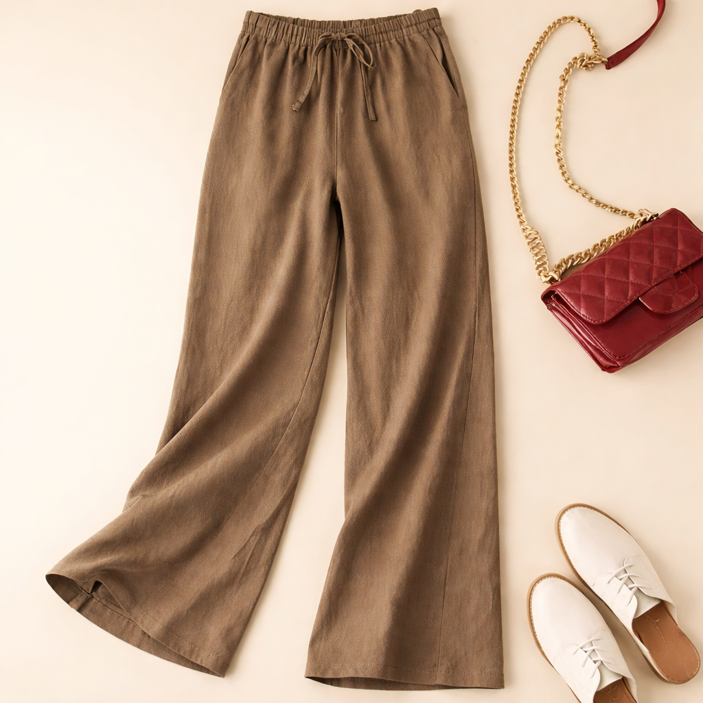 Anna-Berg | Effortless Relaxed Drawstring Pants in a Flattering Cut