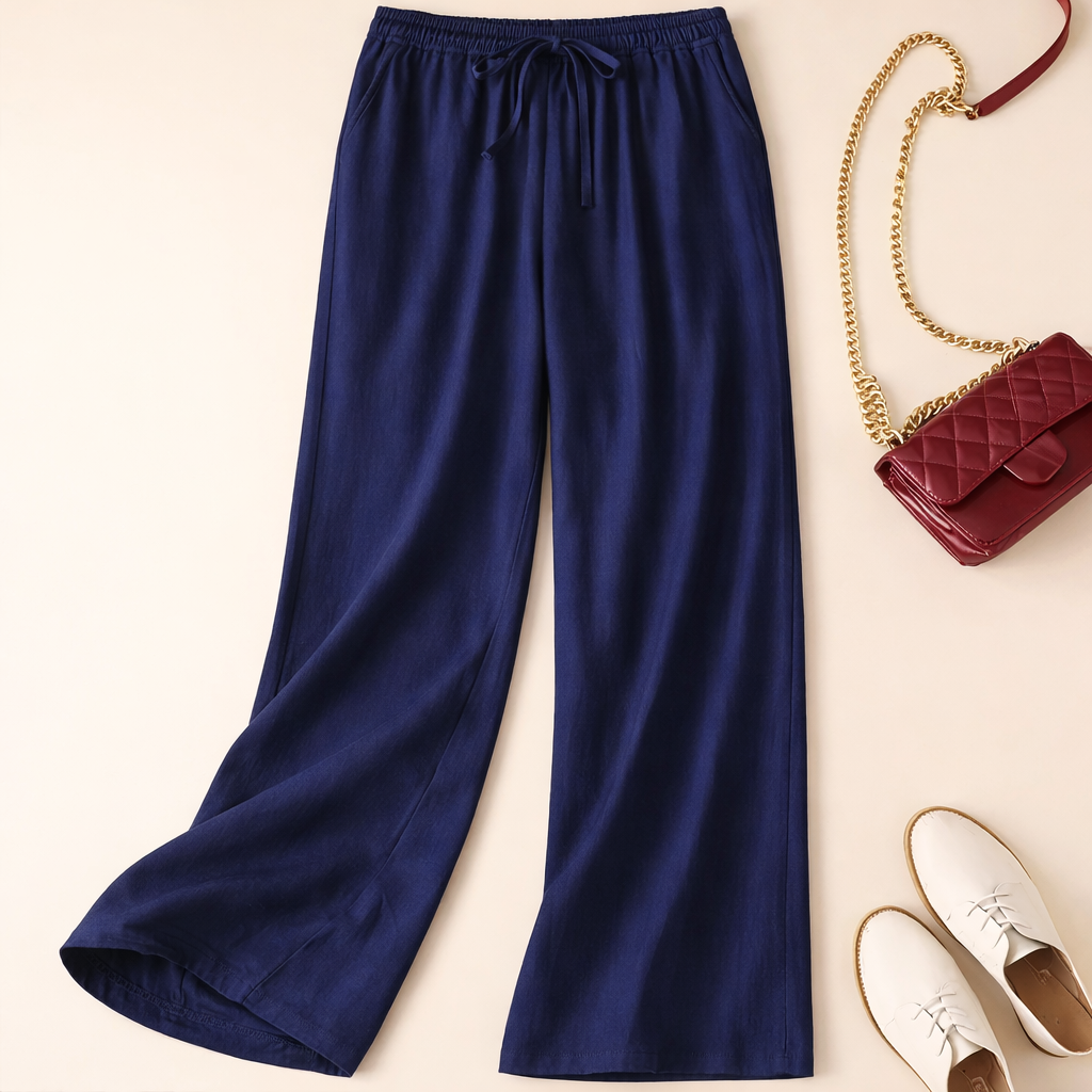 Anna-Berg | Effortless Relaxed Drawstring Pants in a Flattering Cut