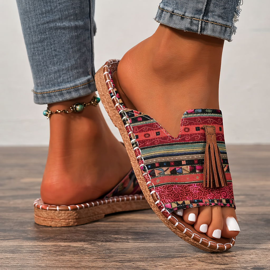 Anna-Berg | Romantic Orthopedic Flat Cushioned Sandals